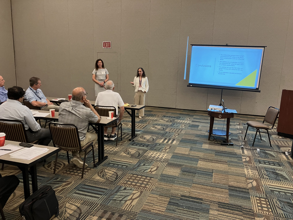 Katelyn Leen and Diana Wyman Answer Questions about UV Protection for Cotton Fabrics